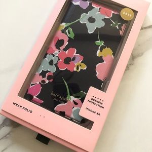 Kate spade ♠️ Floral IPHONE XR case/ card holder